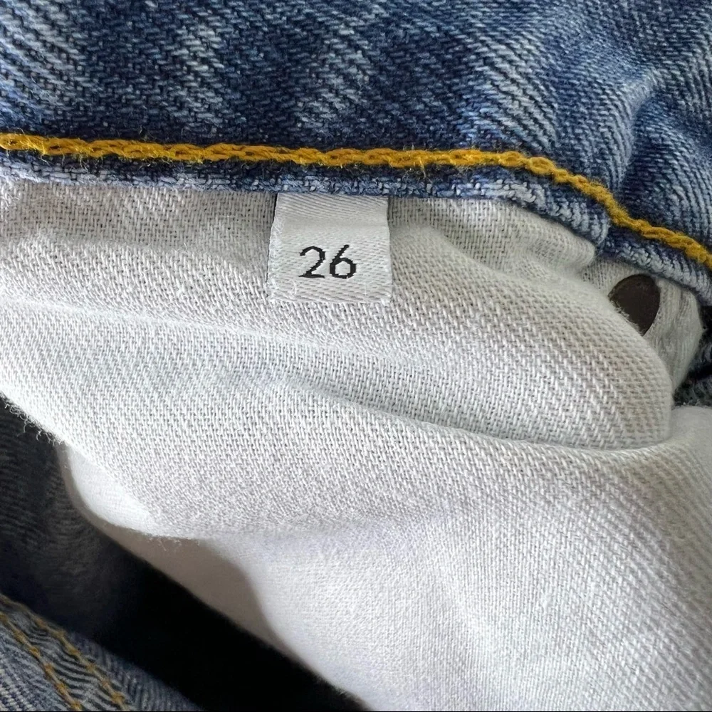NEW Boyish The Tommy Gilda Crop High Waisted Jeans 26 - Picture 5 of 7